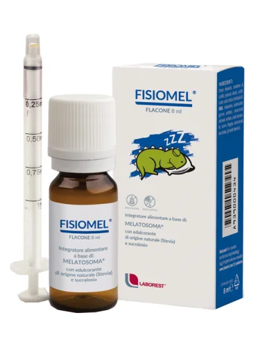 Fisiomel - integratore con melatonina per favorire il sonno - gocce 8 ml Fisiomel - integratore con melatonina per favorire il sonno - gocce 8 ml