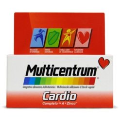 Multicentrum Cardio - Integratore per il Controllo del Colesterolo - 60 Compresse