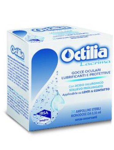 Octilia lacrima - collirio lubrificante e protettivo - 20 flaconcini monodose Octilia lacrima - collirio lubrificante e protettivo - 20 flaconcini monodose