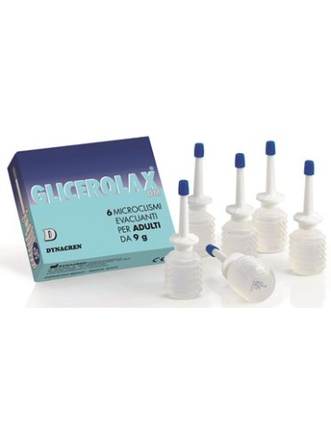 Glicerolax adulti microclismi evacuanti 6 pezzi x 9 g contiene amido di riso