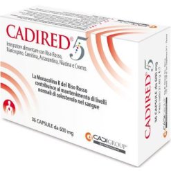 Cadired 5 - Integratore per il Controllo del Colesterolo - 36 Capsule