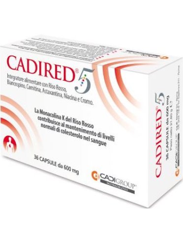 Cadired 5 - integratore per il controllo del colesterolo - 36 capsule