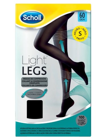 Scholl lightlegs 60 denari taglia s colore nero 1 paio