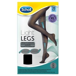 Scholl Light Legs Collant 20 Den Colore Nero Taglia XL 1 Paio