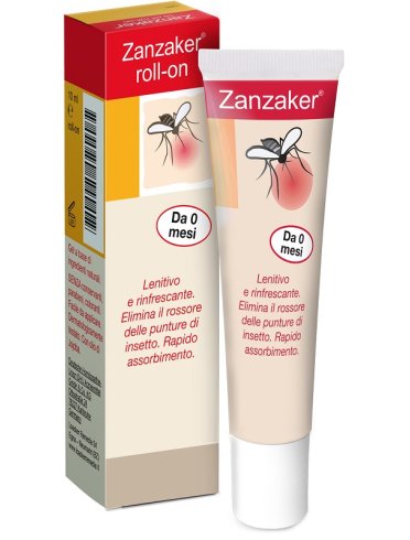 Zanzaker roll-on - dispositivo rinfrescante lenitivo per punture di insetto - 10 ml