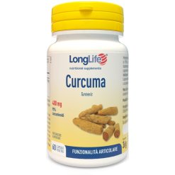 LongLife Curcuma 400 mg - Integratore per la Funzionalità Articolare - 60 Capsule Vegetali