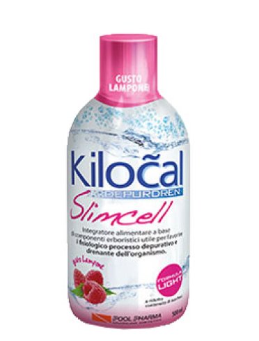 Kilocal depurdren slimcell - integratore drenante gusto lampone - 500 ml