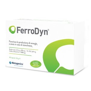 FerroDyn - Integratore di Ferro e Vitamine B - 30 Capsule