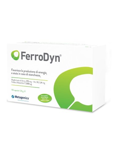 Ferrodyn - integratore di ferro e vitamine b - 30 capsule