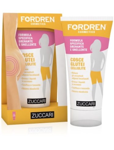 Zuccari fordren cosce & glutei - gel lipo-riducente corpo anti-cellulite - 200 ml