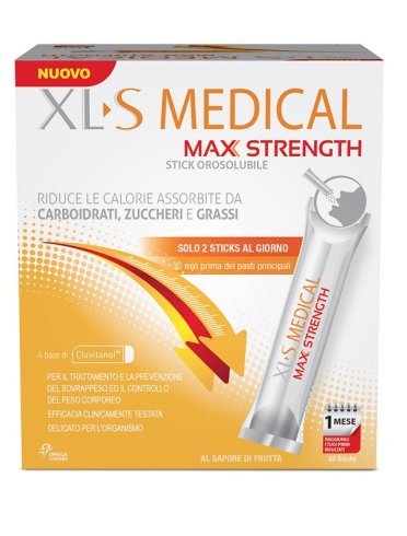 Xl-s medical max strenght - integratore per la perdita del peso - 60 stick