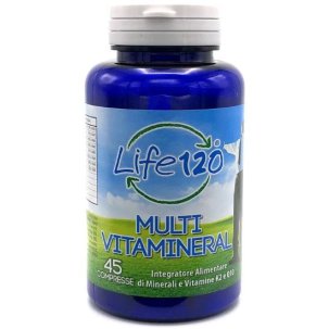 Life 120 Multi Vitamineral - Integratore Multivitaminico - 45 Compresse