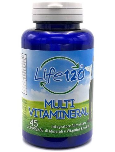Life 120 multi vitamineral - integratore multivitaminico - 45 compresse