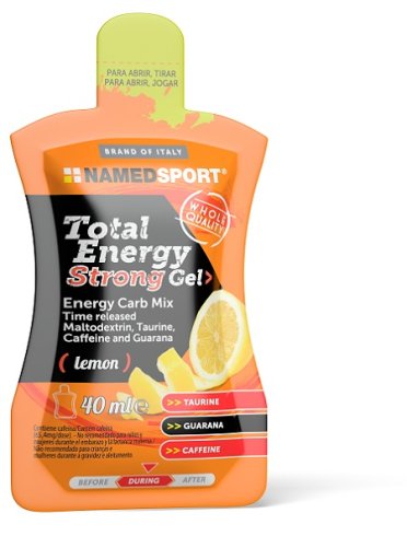 Named sport total energy strong gel - gel energetico - gusto limone 40 ml