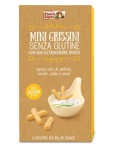 Puglia sapori mini grissini con olio extravergine di oliva 180 g