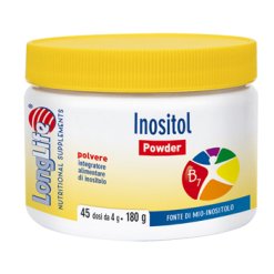 LongLife Inositol Powder - Integratore per il Controllo dei Lipidi Plasmatici - 180 g