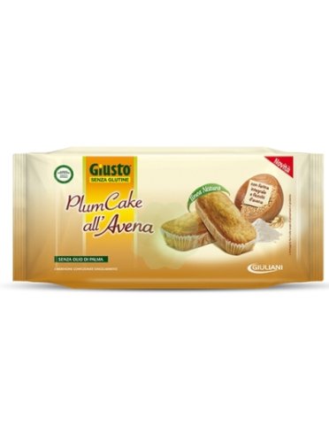 Giusto senza glutine plumcake all'avena 180 g