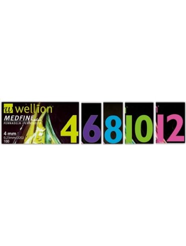 Wellion medfine plus 4 32 gauge 100 pezzi