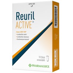 Reuril Active - Integratore di Fermenti Lattici - 10 Stick