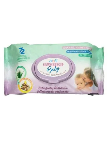 Idrofil salviettine aloe olio di mandorla 72 pezzi Idrofil salviettine aloe olio di mandorla 72 pezzi