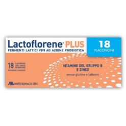 Lactoflorene Plus - Integratore di Fermenti Lattici - 18 Flaconcini