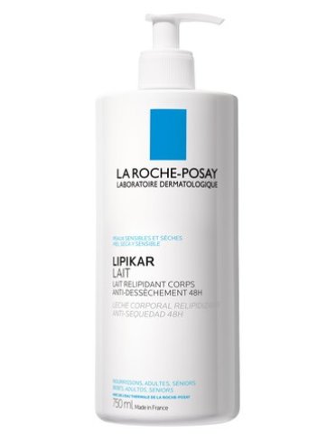 La roche-posay lipikar - latte lenitivo idratante viso e corpo - 750 ml