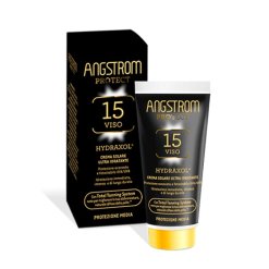 Angstrom Protect Hydraxol - Crema Solare Viso Ultra Idratante con Protezione Bassa SPF 15 - 50 ml