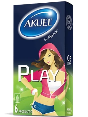 Profilattico ansell by manix play b 6 pezzi Profilattico ansell by manix play b 6 pezzi