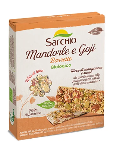 Snack mandorle e goji 80 g Snack mandorle e goji 80 g