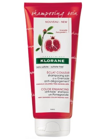Klorane shampoo trattante anti-sbiadimento senza solfati almelograno 200 ml