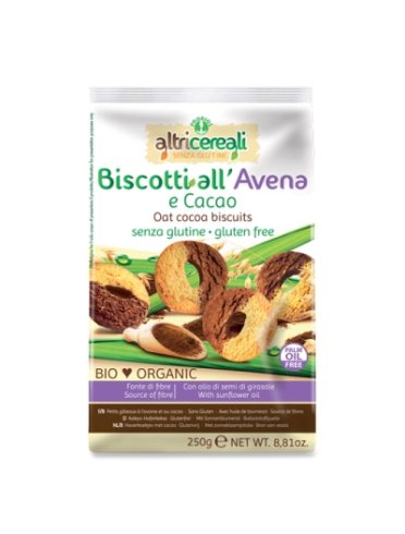 Altricereali biscotti all' avena e cacao 250 g