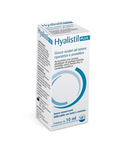 Hyalistil plus - collirio ad azione riparatrice e protettiva - 10 ml