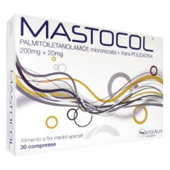 Mastocol 200 + 20 mg - Trattamento Intestino Irritabile - 30 Compresse