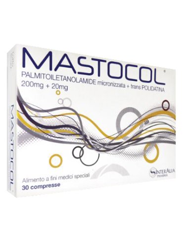 Mastocol 200 + 20 mg - trattamento intestino irritabile - 30 compresse