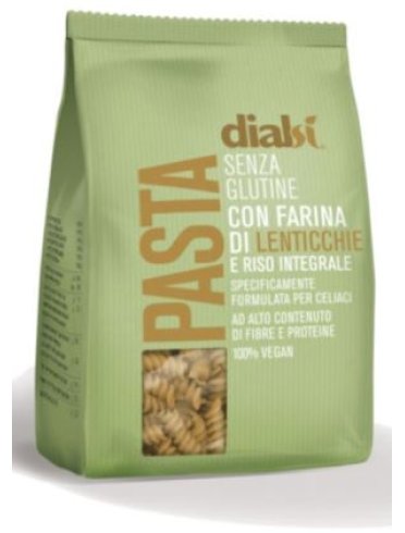 Dialsi' pasta lenticchie e riso integrale fusilli 240 g