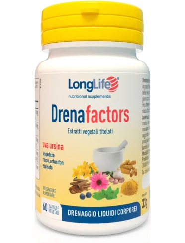 Longlife drenafactors - integratore drenante - 60 capsule Longlife drenafactors - integratore drenante - 60 capsule