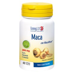 LongLife Maca 300 mg - Integratore Tonico - 60 Capsule