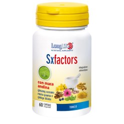 LongLife Sxfactors - Integratore Tonico - 60 Capsule Vegetali