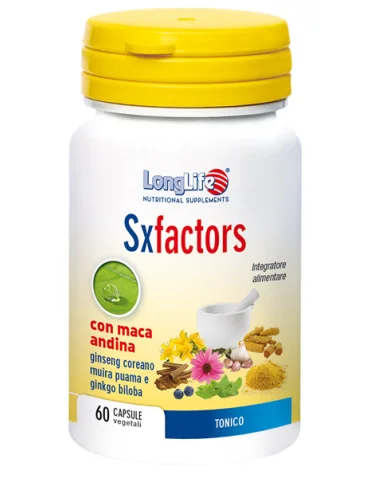 Longlife sxfactors - integratore tonico - 60 capsule vegetali Longlife sxfactors - integratore tonico - 60 capsule vegetali