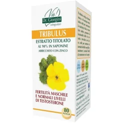 Tribulus Estratto Titolato - Integratore per Prostata e Vie Urinarie - 80 Pastiglie