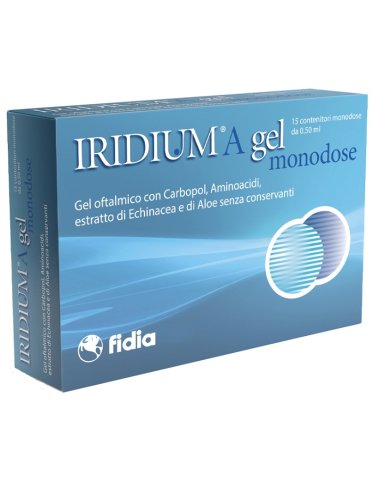 Iridium a - gel oftalmico monodose - 15 flaconcini