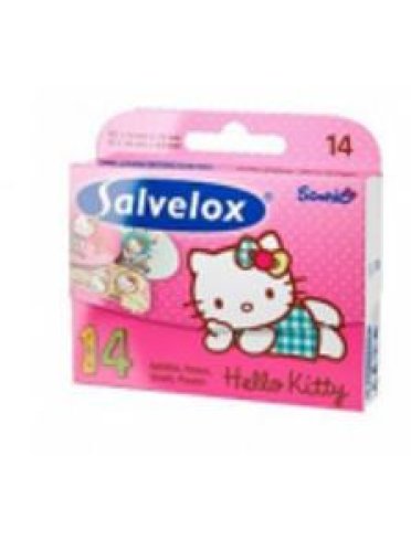 Cerotto salvelox hello kitty 12x14 cm 14 pezzi