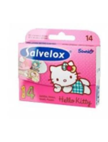 Cerotto salvelox hello kitty 12x14 cm 14 pezzi Cerotto salvelox hello kitty 12x14 cm 14 pezzi
