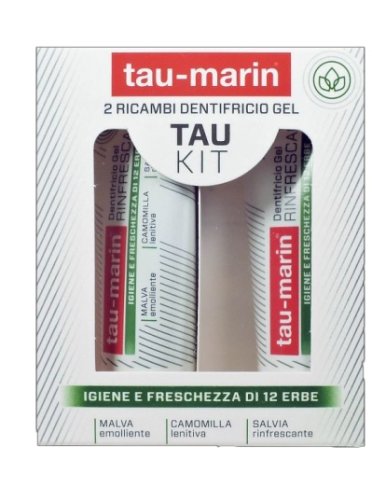 Tau-marin kit ricambi dentifricio gel 2 x 20 ml