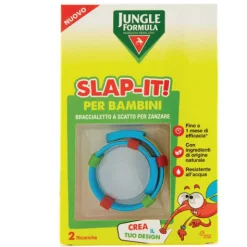 Jungle Formula Slap-It Bracciale Antizanzare per Bambini + 2 Ricariche