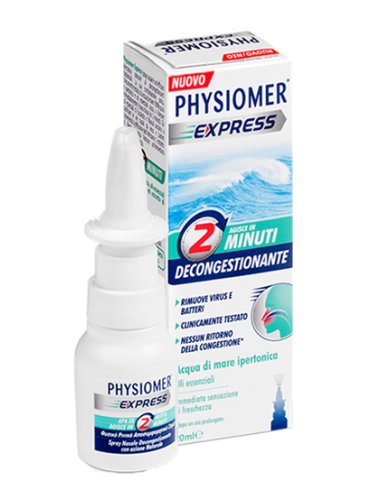 Physiomer express - spray decongestionante ipertonico - 20 ml
