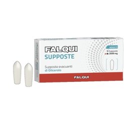 Falqui - Supposte con Glicerina per Adulti 2.500 mg - 18 Supposte