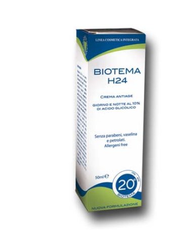 Biotema h24 crema acido glicolico 10% 50 ml