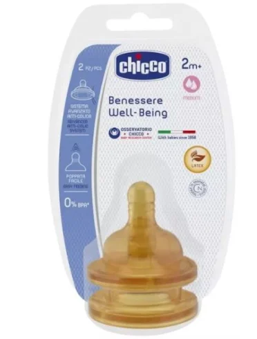 Chicco tettarella well being 2 mesi+ adj lattice 2 pezzi Chicco tettarella well being 2 mesi+ adj lattice 2 pezzi