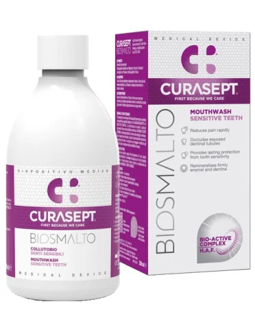 Curasept biosmalto - colluttorio per denti sensibili - 300 ml Curasept biosmalto - colluttorio per denti sensibili - 300 ml